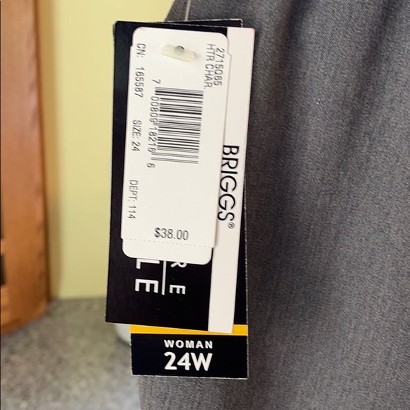 Smooth gray fabric trouser - Picture 5 of 5